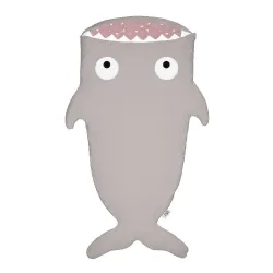 Baby Bites Śpiworek light Shark (2-6 l) Pink Clouds Stone/Pink
